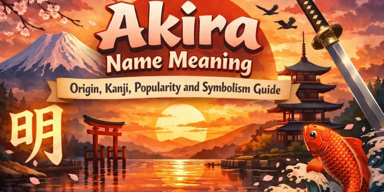 Akira Name Meaning