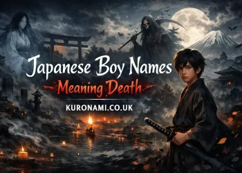 Japanese Boy Names Meaning Death