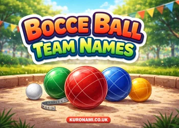 Bocce Ball Team Names