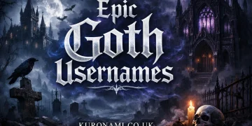Epic Goth Usernames