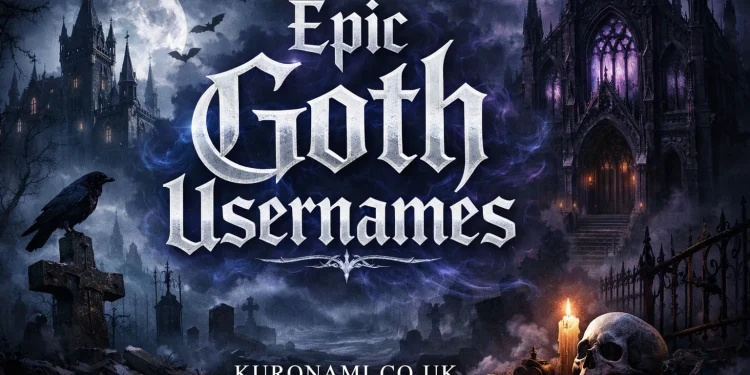 Epic Goth Usernames