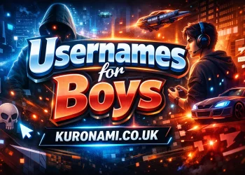 Usernames for Boys