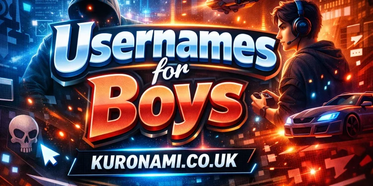 Usernames for Boys